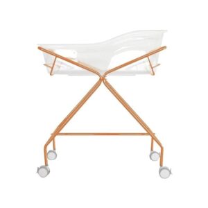 BERCEAU BÉBÉ DEMI LUNE ET MATELAS